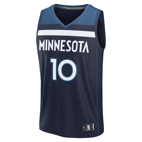 Mike Conley Minnesota Timberwolves Fast Break Replica Player Jersey - Icon Edition - Navy - Image 2