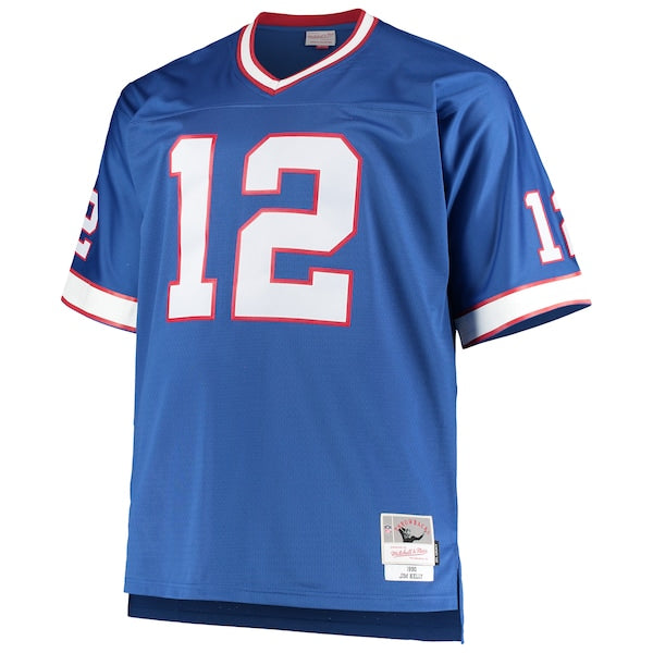 Jim Kelly Buffalo Bills Big & Tall 1990 Retired Player Replica Jersey - Royal - Image 2