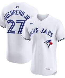 Vladimir Guerrero Jr. Toronto Blue Jays Nike Home Elite Jersey - White/Royal/Powder Blue
