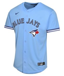 Alternative view of Bo Bichette Toronto Blue Jays Nike Youth Alternate Player Game Jersey - Powder Blue