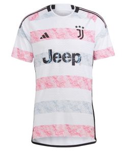 Alternative view of Du?an Vlahovi? Juventus adidas 2023/24 Away Authentic Jersey - White