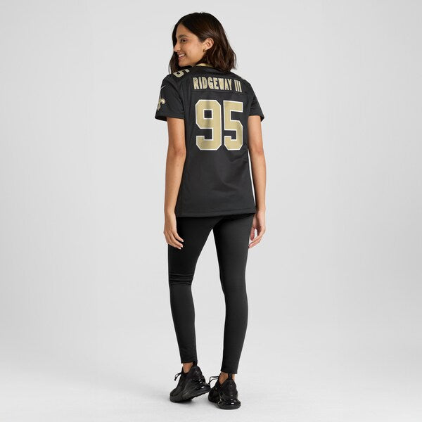 John Ridgeway III New Orleans Saints Nike Women's Game Jersey - Black - Image 6