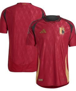 Belgium National Team adidas 2024 Home Authentic Jersey - Burgundy