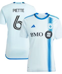Samuel Piette CF Montreal adidas 2024 La Main Replica Player Jersey?¨C Light Blue