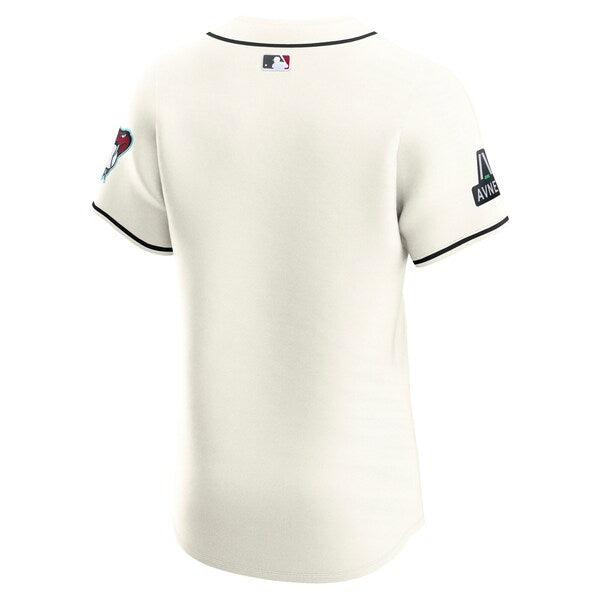 Arizona Diamondbacks Nike Home Elite Jersey - Cream - Image 3