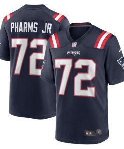 Jeremiah Pharms Jr. New England Patriots Nike Game Player Jersey - Navy