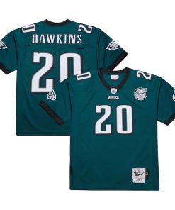 Brian Dawkins Philadelphia Eagles  2007 Authentic Throwback Retired Player Jersey - Green/White