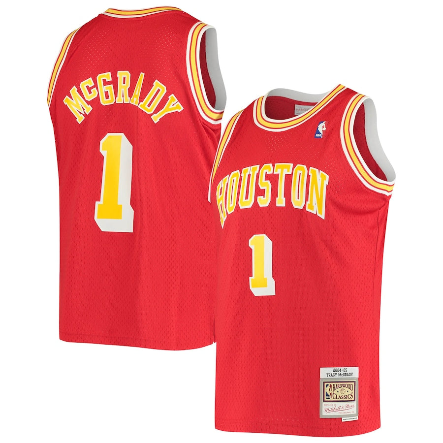 Tracy McGrady Houston Rockets 2001/02 Hardwood Classics Swingman Jersey - Red