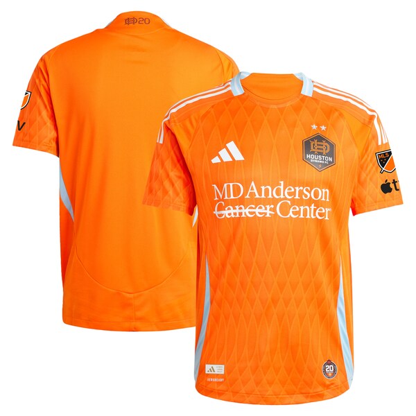 Houston Dynamo FC adidas 2025 Season 20 Authentic Jersey - Orange - Image 3