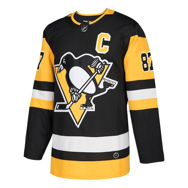 Sidney Crosby Pittsburgh Penguins adidas Authentic Player Jersey - Black - Image 2