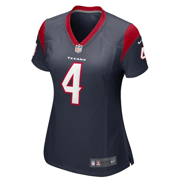Tavierre Thomas Houston Texans Nike Women's Team Game Jersey - Navy - Image 3