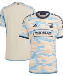 Philadelphia Union adidas 2024 For Philly Authentic Jersey - Tan