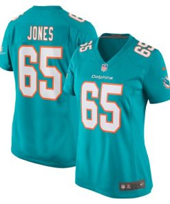 Robert Jones Miami Dolphins Nike Women's Game Jersey - Aqua