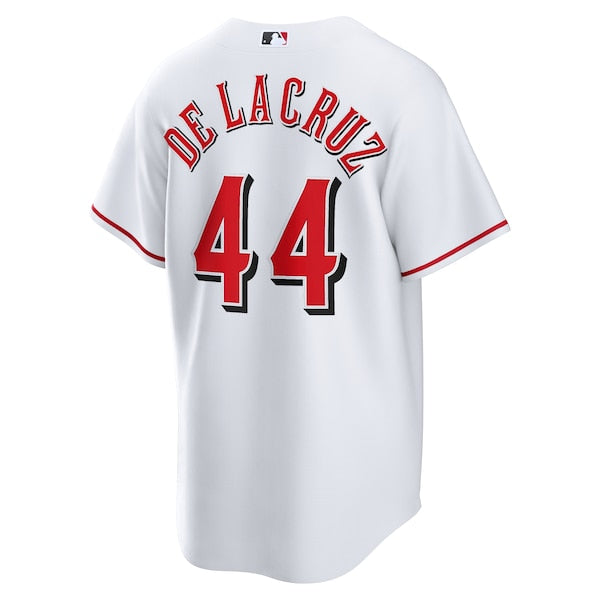 Elly De La Cruz Cincinnati Reds Nike Alternate 2 Replica Jersey - White - Image 3