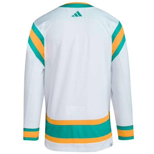 San Jose Sharks adidas Reverse Retro 2.0 Authentic Blank Jersey - White - Image 3