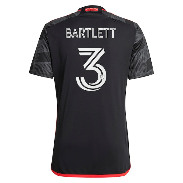 Lucas Bartlett D.C. United adidas 2024 The Icon Kit Replica Player Jersey - Black - Image 3