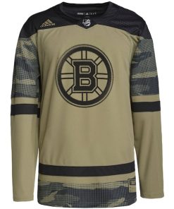 Alternative view of Boston Bruins adidas Military Appreciation Team Authentic Custom Practice Jersey - Camo