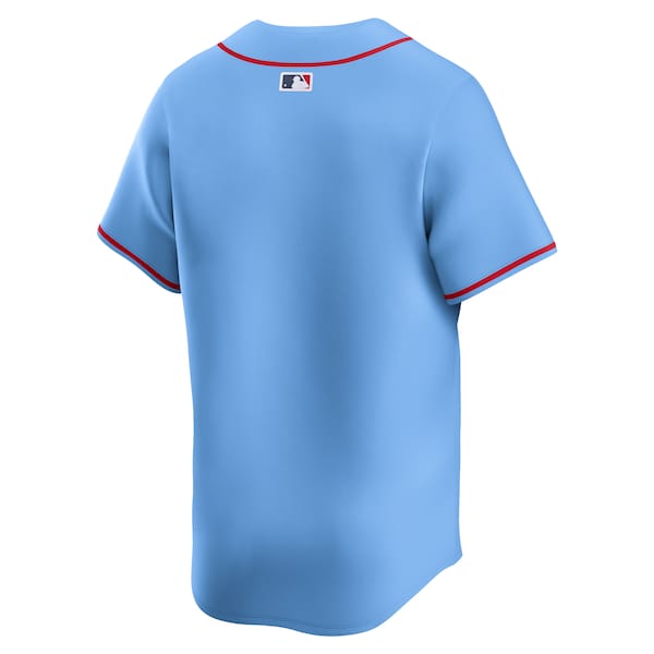 St. Louis Cardinals Nike Alternate Limited Jersey - Light Blue/White - Image 4