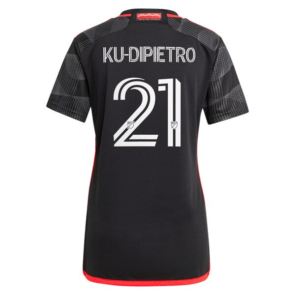 Theodore Ku-Dipietro D.C. United adidas Women's 2024 The Icon Kit Replica Player Jersey?ยจC Black - Image 3