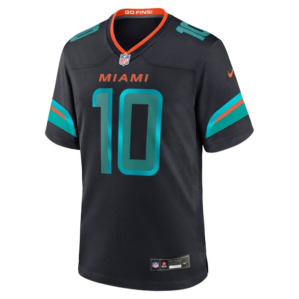 Tyreek Hill Miami Dolphins Nike 2025 Rivalries Collection Game Jersey - Pitch Blue - Image 2