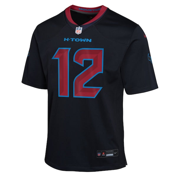 Nico Collins Houston Texans Nike Youth Alternate Game Jersey - Navy - Image 2