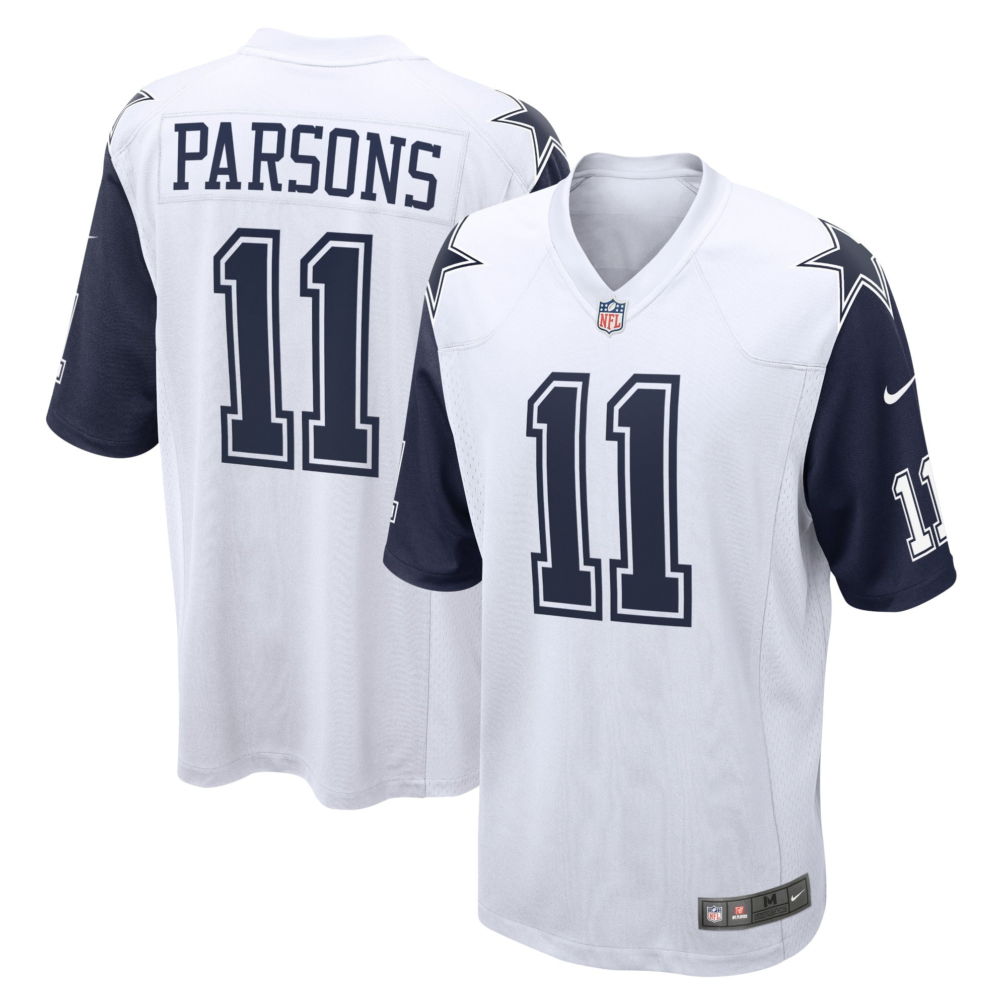 Micah Parsons Dallas Cowboys Nike Game Jersey - Navy/White - Image 6