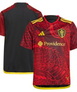 Seattle Sounders FC adidas Youth 2024 The Bruce Lee Kit Replica Jersey?¨C Red
