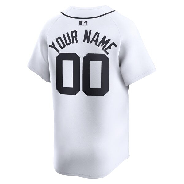 Detroit Tigers Nike Home Limited Custom Jersey - White - Image 3