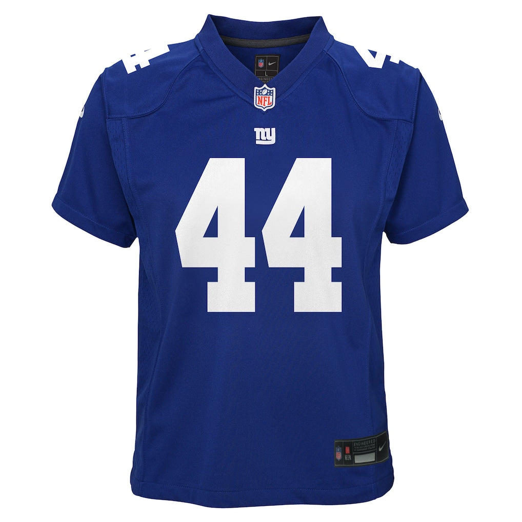 Cam Skattebo New York Giants Youth Nike Team Game Player Jersey - Royal - Image 2