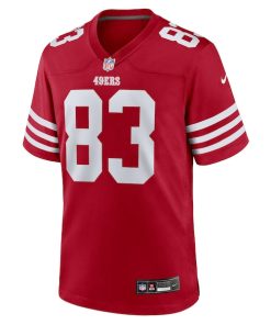 Alternative view of Marquez Valdes-Scantling San Francisco 49ers Nike Team Game Jersey -  Scarlet