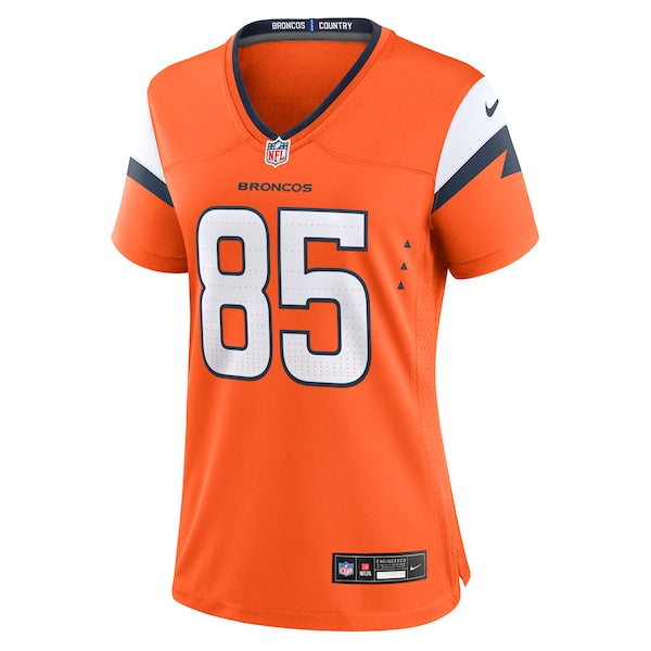 Lucas Krull Denver Broncos Nike Women's Team Game Jersey - Orange - Image 3