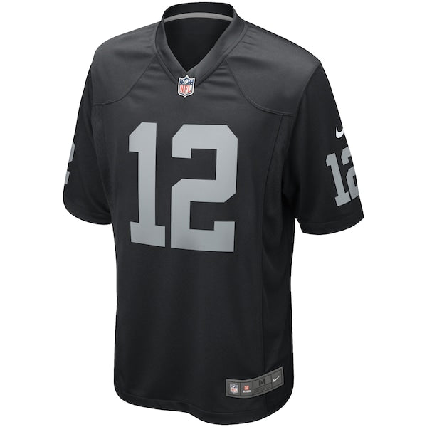 Ken Stabler Las Vegas Raiders Nike Game Retired Player Jersey - Black - Image 2