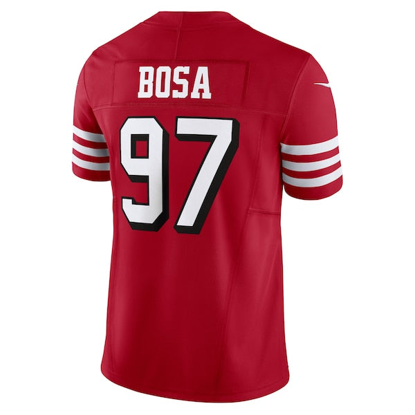 Nick Bosa San Francisco 49ers Nike Vapor F.U.S.E. Limited Jersey - Scarlet - Image 3