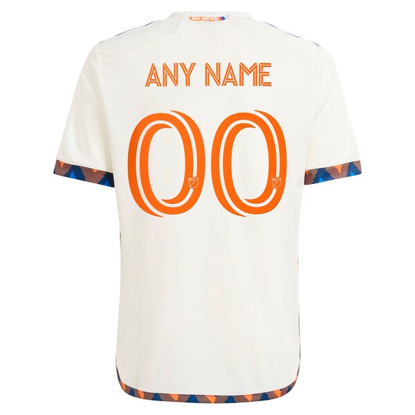 FC Cincinnati adidas Youth 2024 The Canvas Kit Replica Custom Jersey - White - Image 3