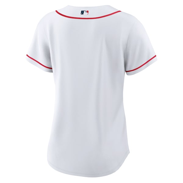 Cincinnati Reds Nike Women's Home Blank Replica Jersey - White - Image 3