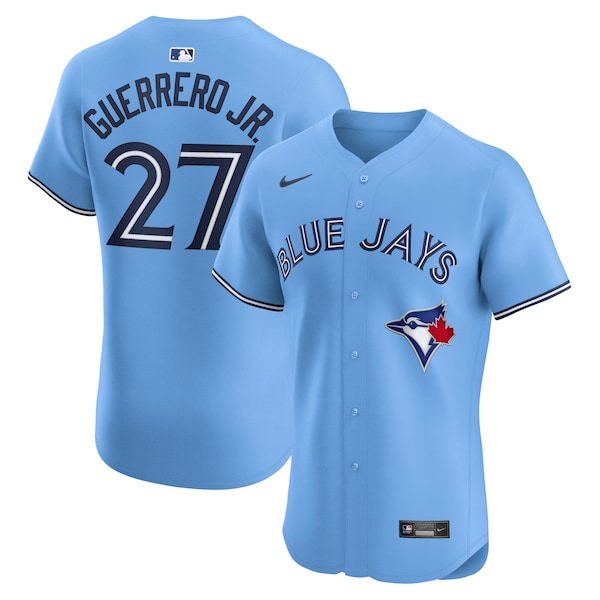 Vladimir Guerrero Jr. Toronto Blue Jays Nike Alternate Elite Player Jersey - Powder Blue - Image 2