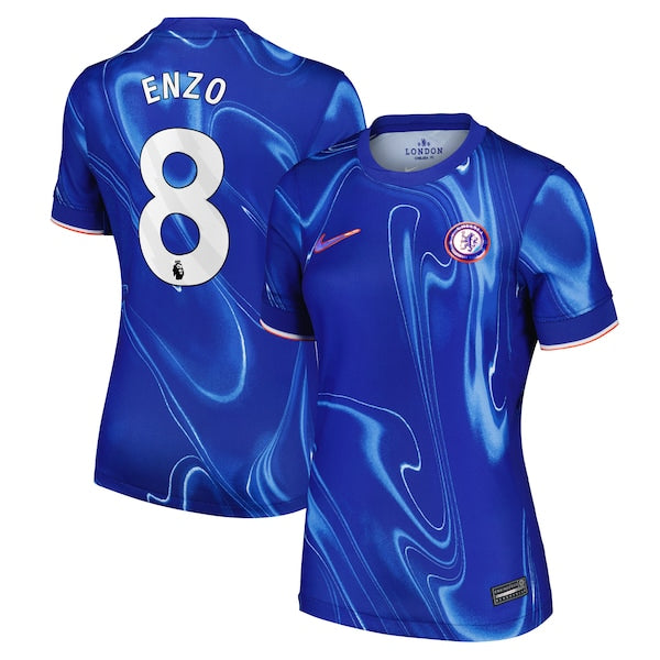 Enzo Fern¨¢ndez Chelsea Nike Women's 2024/25 Home Replica Player Jersey - Blue