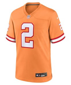 Alternative view of Emeka Egbuka  Tampa Bay Buccaneers Nike Alternate 2  Game Jersey -  Creamsicle