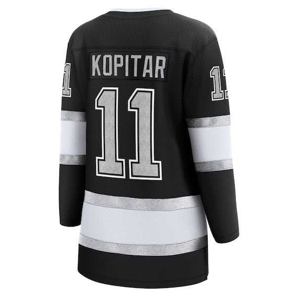 Anze Kopitar Los Angeles Kings Women's Home Premier Breakaway Player Jersey - Black - Image 3