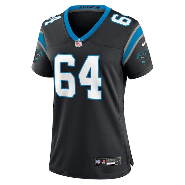 Cade Mays Carolina Panthers Nike Women's Team Game Jersey - Black - Image 2