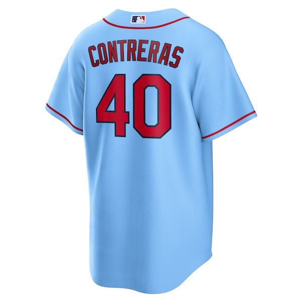 Willson Contreras St. Louis Cardinals Nike Alternate Replica Jersey - Light Blue - Image 3