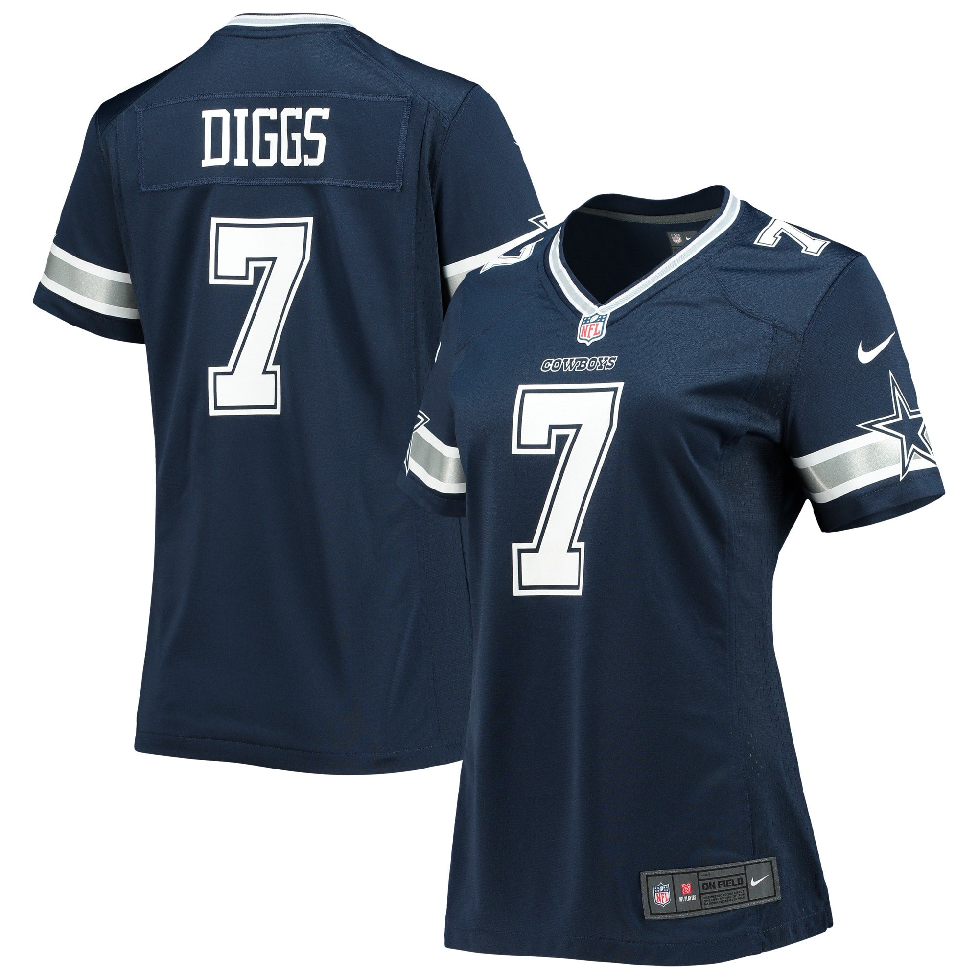 Trevon Diggs Dallas Cowboys Nike Women's Game Jersey - White/Navy - Image 5