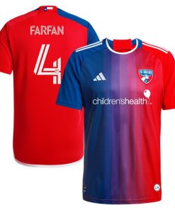 Marco Farfan FC Dallas adidas 2024 After Burner Replica Player Jersey - Navy