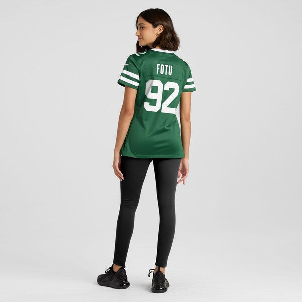 Leki Fotu New York Jets Nike Women's Team Game Jersey - Legacy Green - Image 6