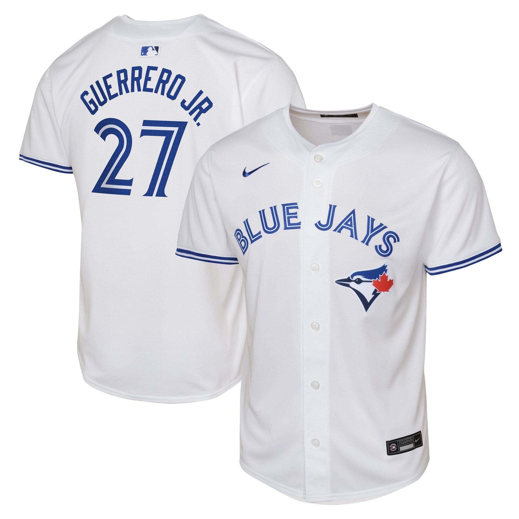 Vladimir Guerrero Jr. Toronto Blue Jays Nike Youth Alternate Limited Player Jersey - Royal/White - Image 8