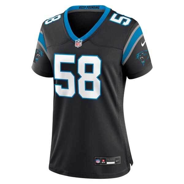 Thomas Davis Sr. Carolina Panthers Nike Women's Team Retired Game Jersey - Black - Image 2