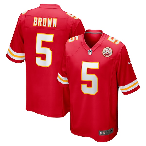 Marquise Brown Kansas City Chiefs Nike Game Jersey - Red - Image 2