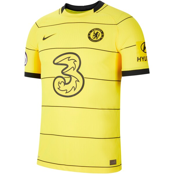 Romelu Lukaku Chelsea Nike 2021/22 Away Authentic Player Jersey - Yellow - Image 2