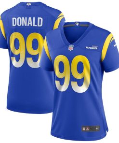 Aaron Donald Los Angeles Rams Nike Women's Player Jersey - Royal/White