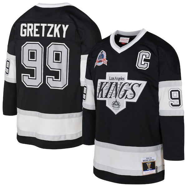 Wayne Gretzky Los Angeles Kings Preschool 1992/93 Blue Line 2.0 Player Jersey - Black